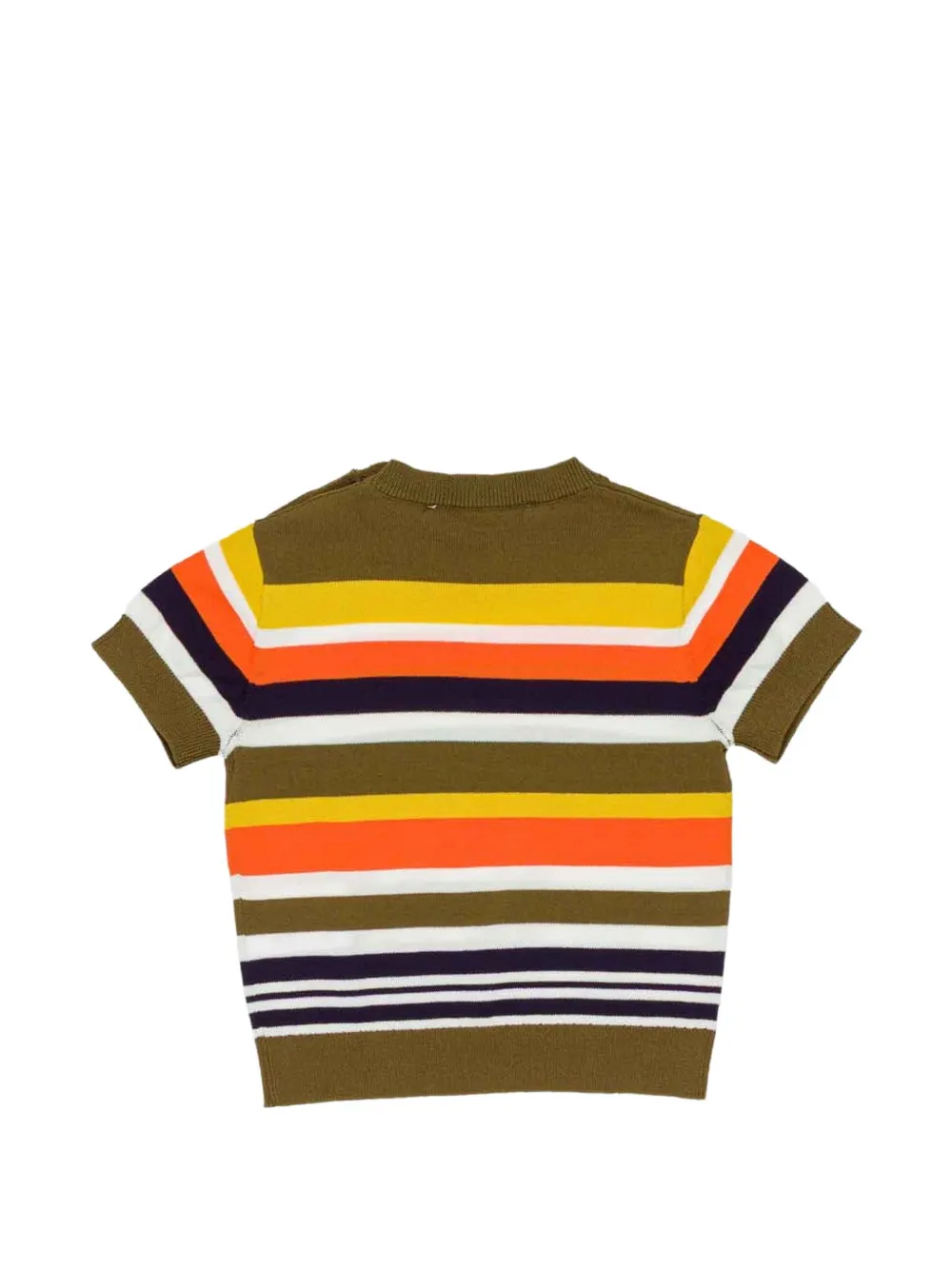  Manuel Ritz Kids Striped T-shirt - Brown 