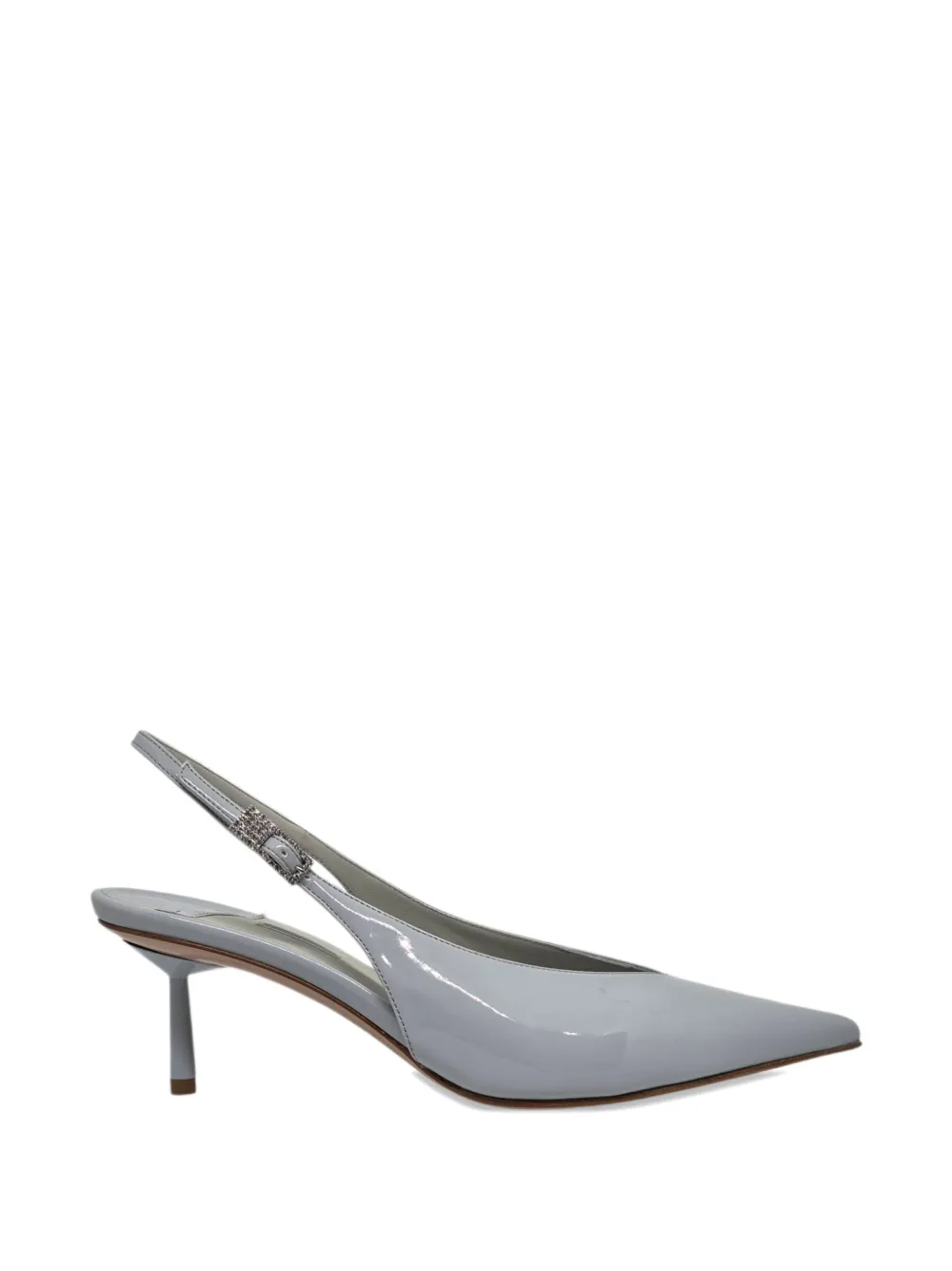 Le Silla pointed buckle pumps Grijs