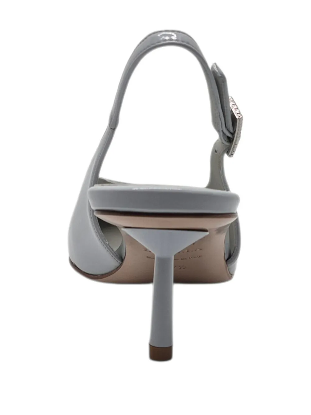 Le Silla pointed buckle pumps Grijs