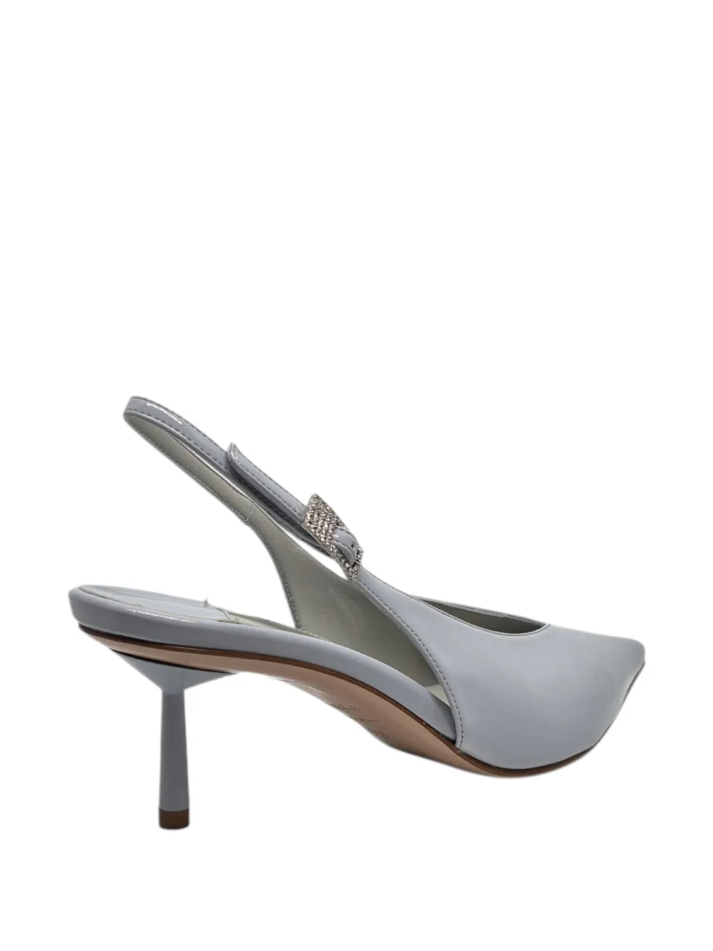 Le Silla pointed buckle pumps Grijs