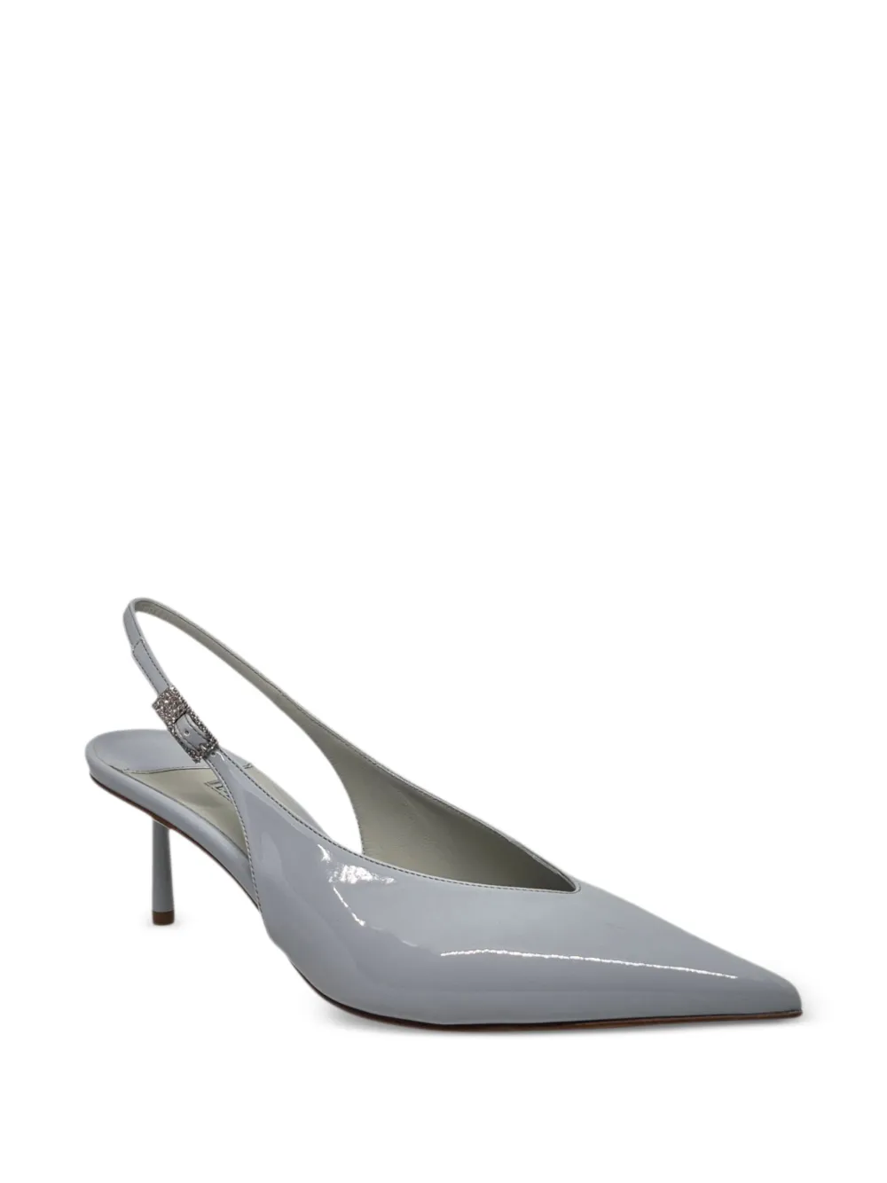  Le Silla Pointed Buckle Pumps - Grey 