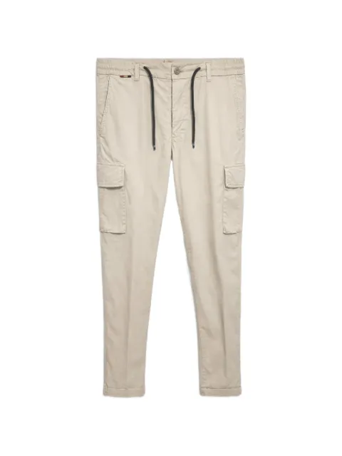 Mason's cargo-pocket drawstring-fastening trousers