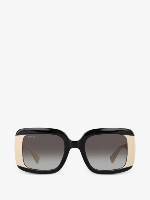Lancel Swann geometric sunglasses