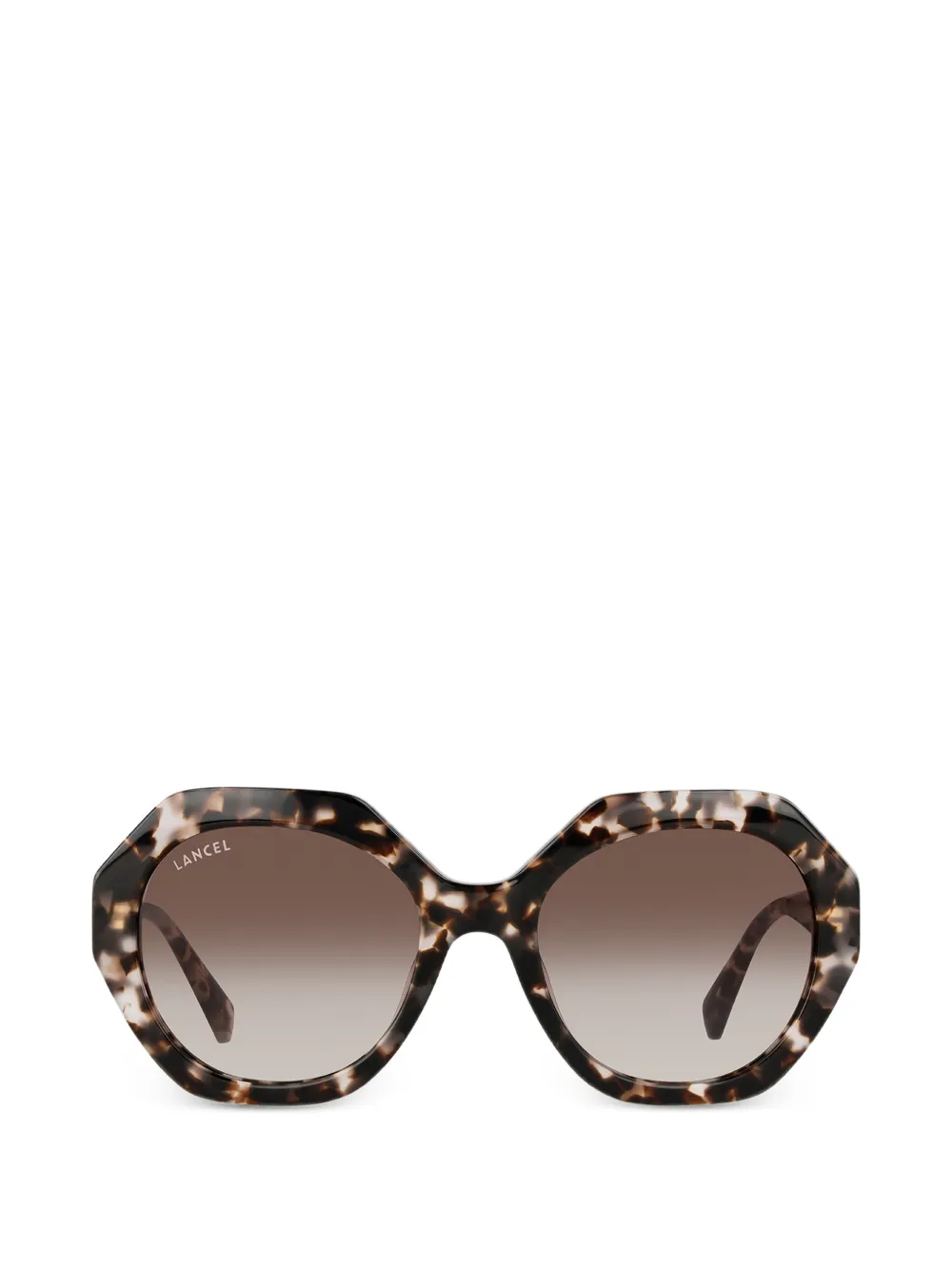 Lancel Octavie geometric sunglasses - Marrone