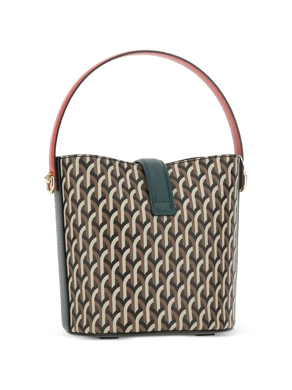  Dell'est Tuba Pattern Tote Bag - Brown 