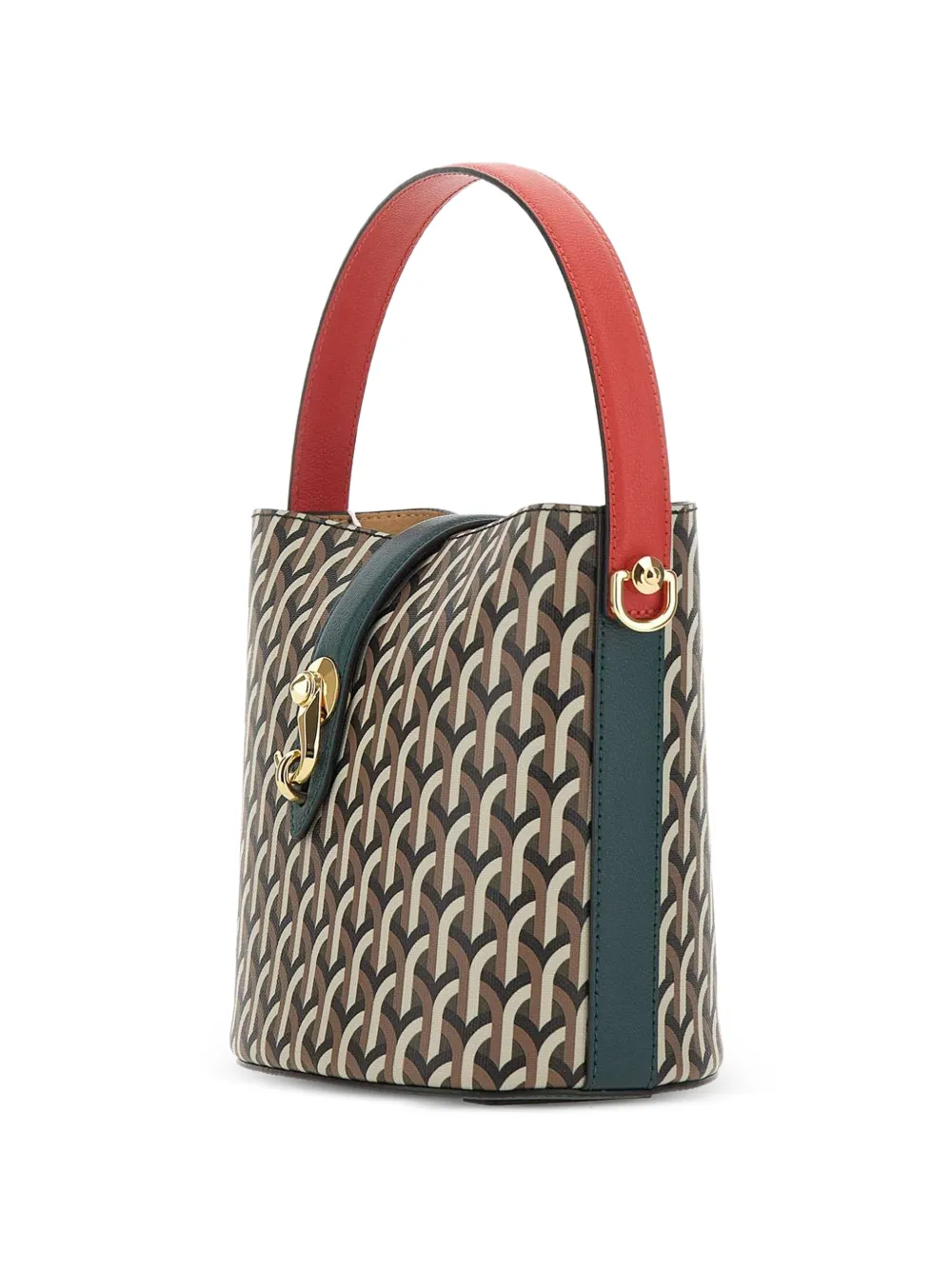  Dell'est Tuba Pattern Tote Bag - Brown 