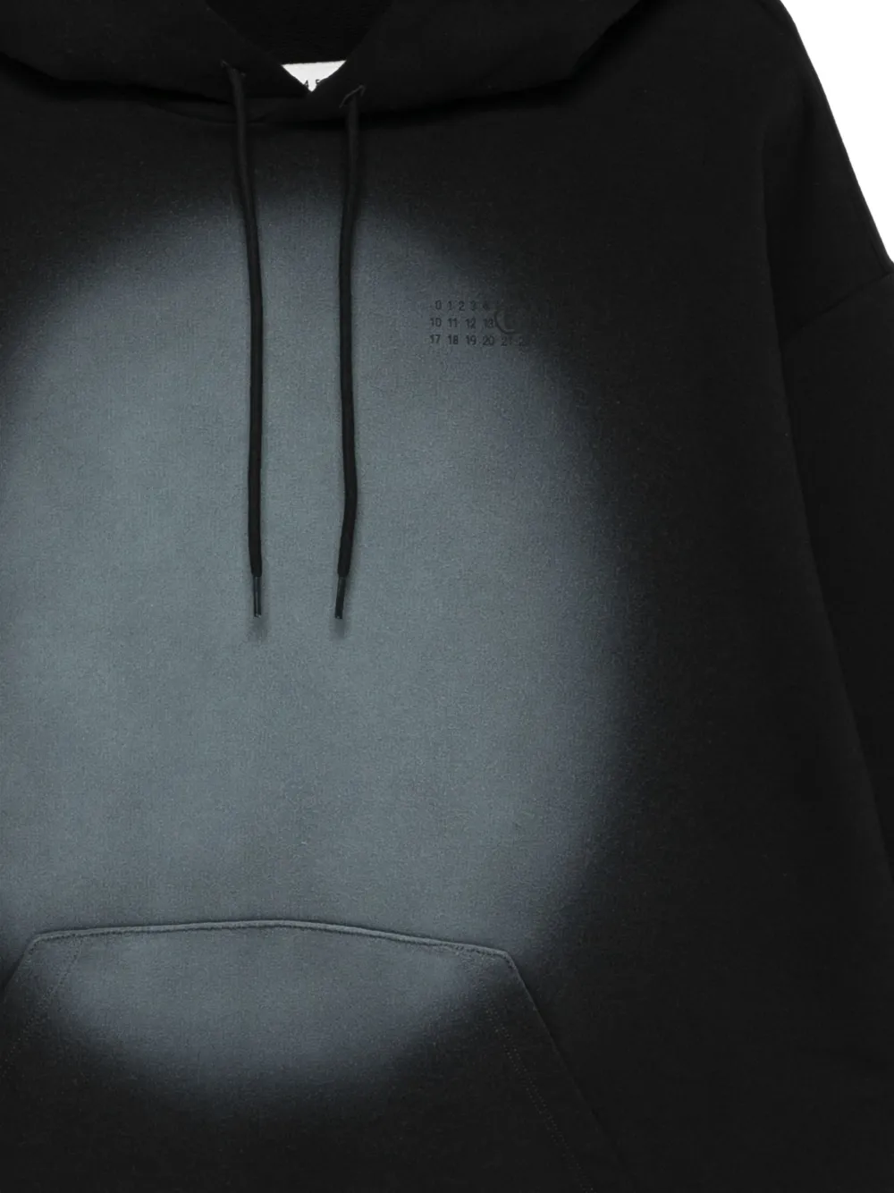 MM6 Maison Margiela Hoodie met logodetail Zwart