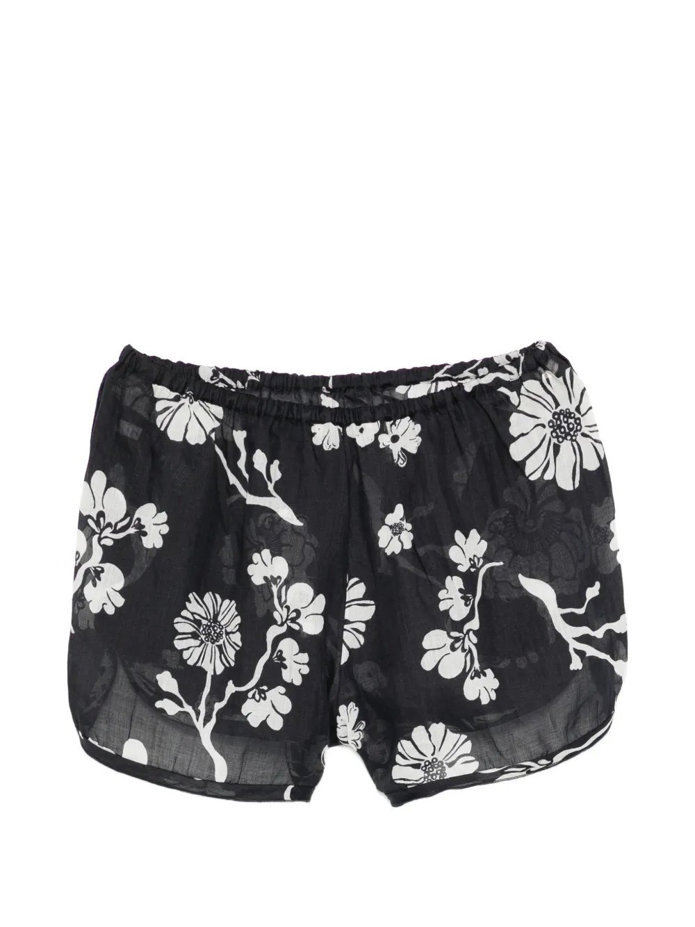  Dorothee Schumacher Floral Daydream Drawstring Shorts - Blue 