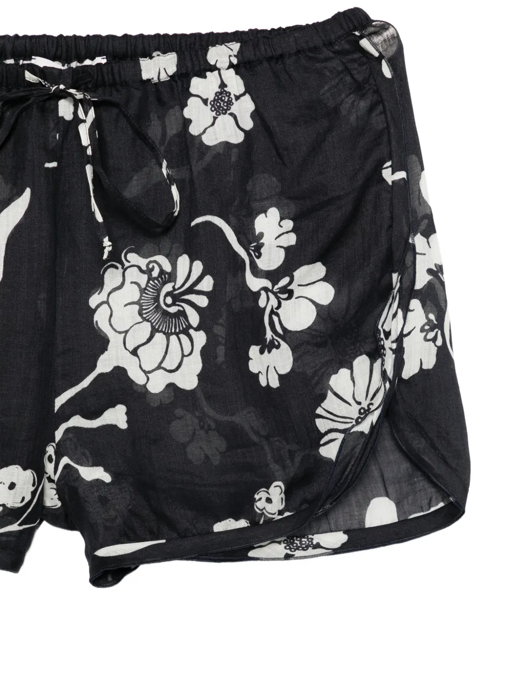  Dorothee Schumacher Floral Daydream Drawstring Shorts - Blue 