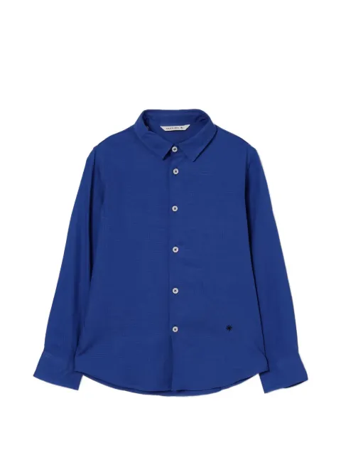 Manuel Ritz Kids Camisa com logo bordado