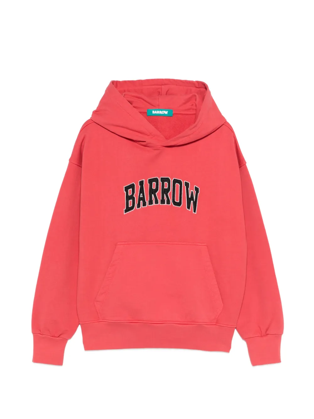 BARROW pocket hoodie - Rosso