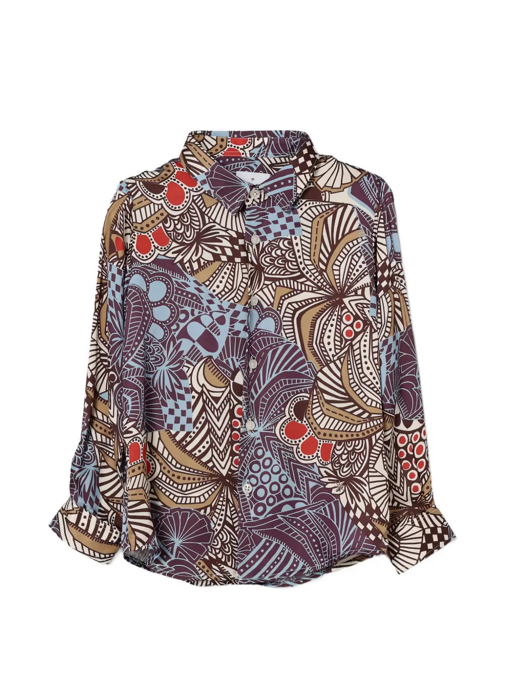  Manuel Ritz Kids Printed Shirt - Purple 