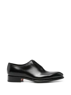 Santoni Archer Derby Shoes | Black | FARFETCH display picture 1