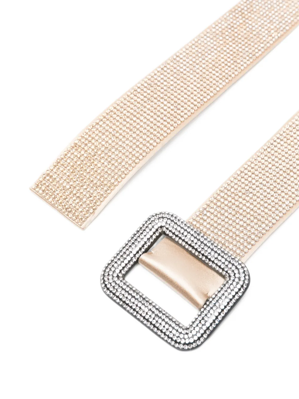 Square-Buckle Embellished Belt