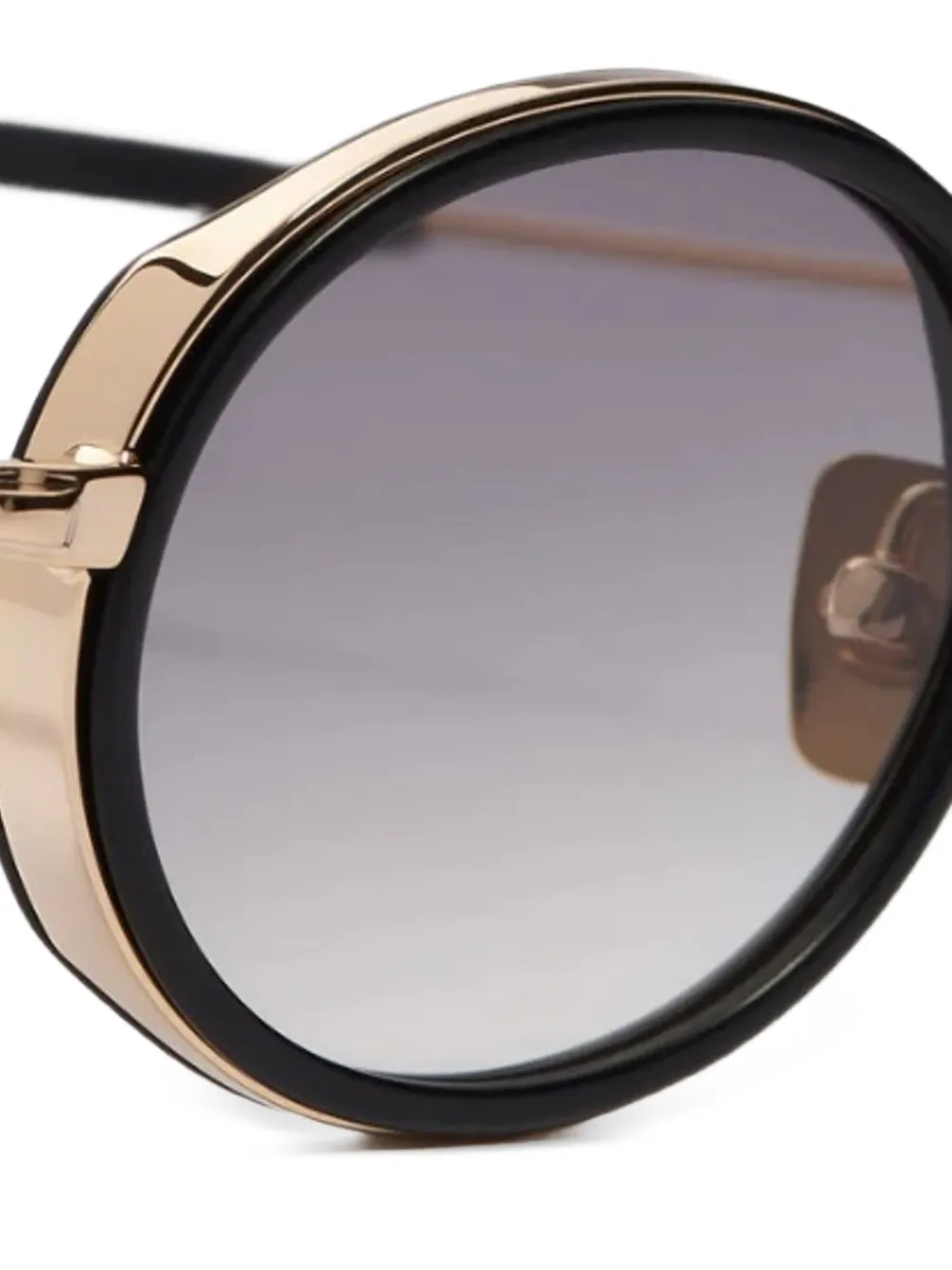  John Dalia Round-frame Sunglasses - Black 