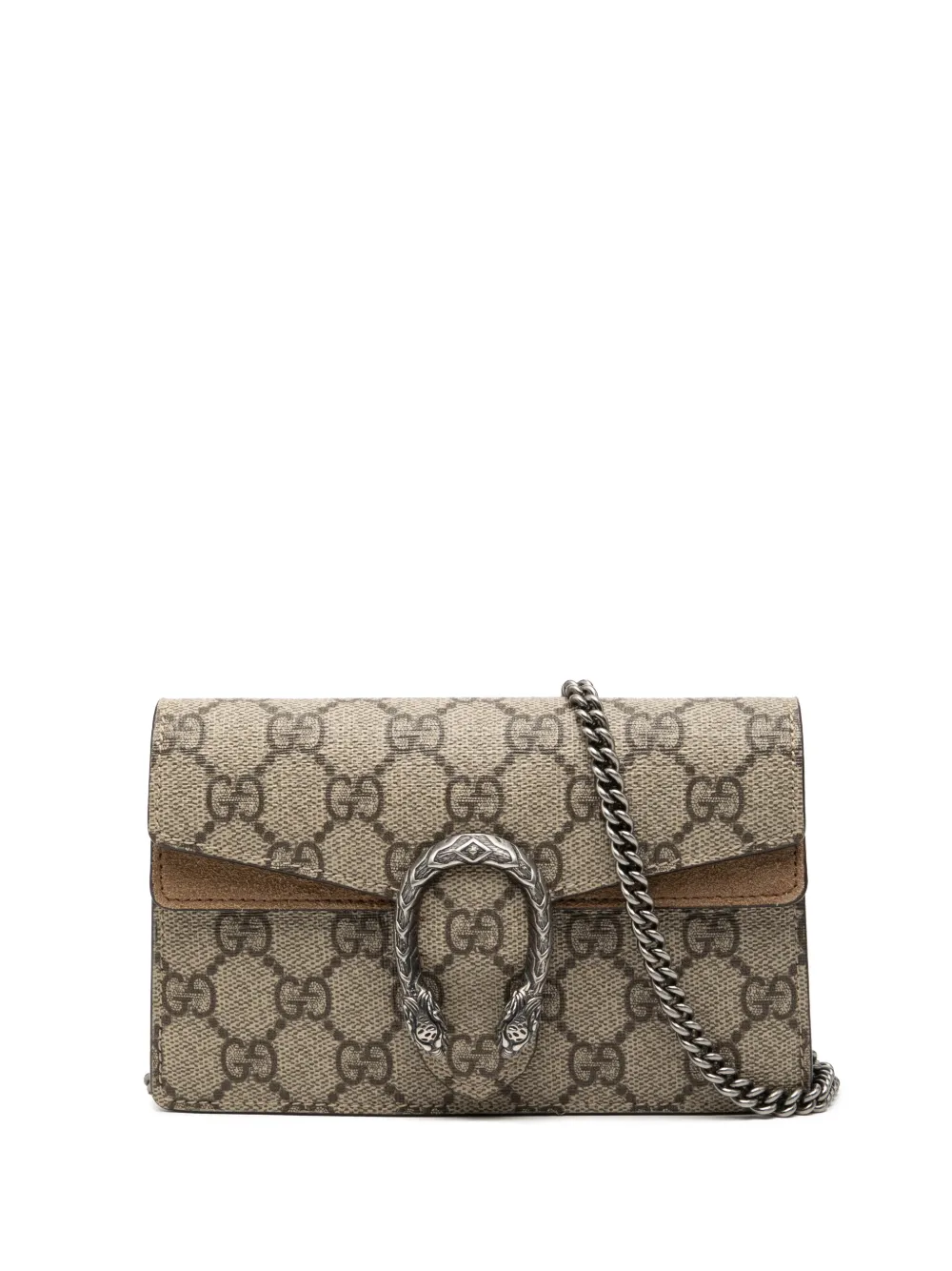 Gucci Pre-Owned 2016-2025 Mini GG Supreme Dionysus crossbody bag - Marrone