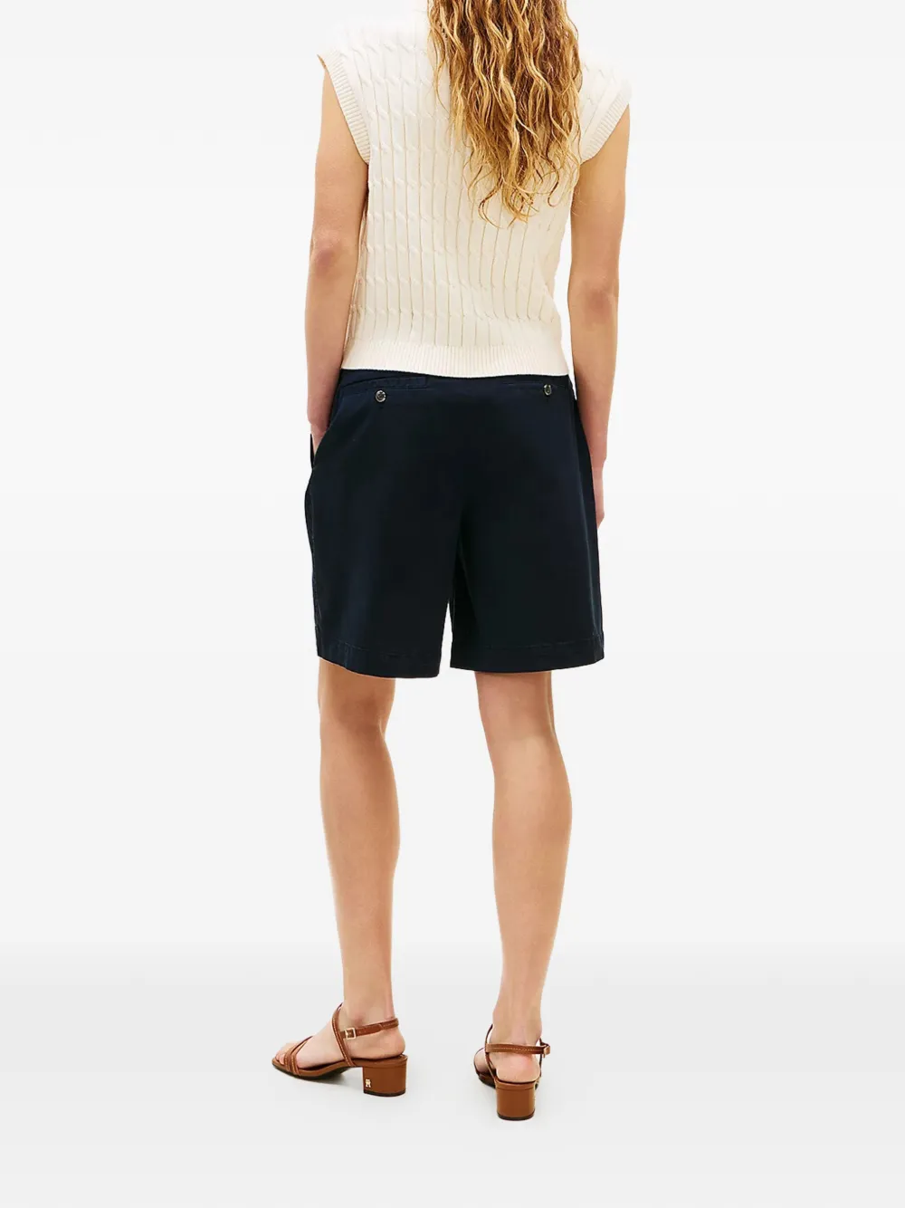  Tommy Hilfiger Washed Regular Chino Shorts - Blue 