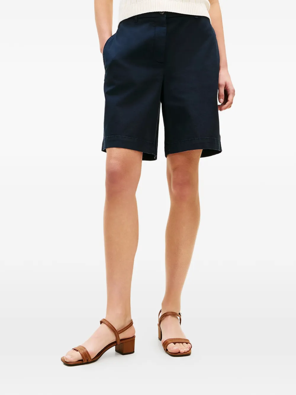  Tommy Hilfiger Washed Regular Chino Shorts - Blue 