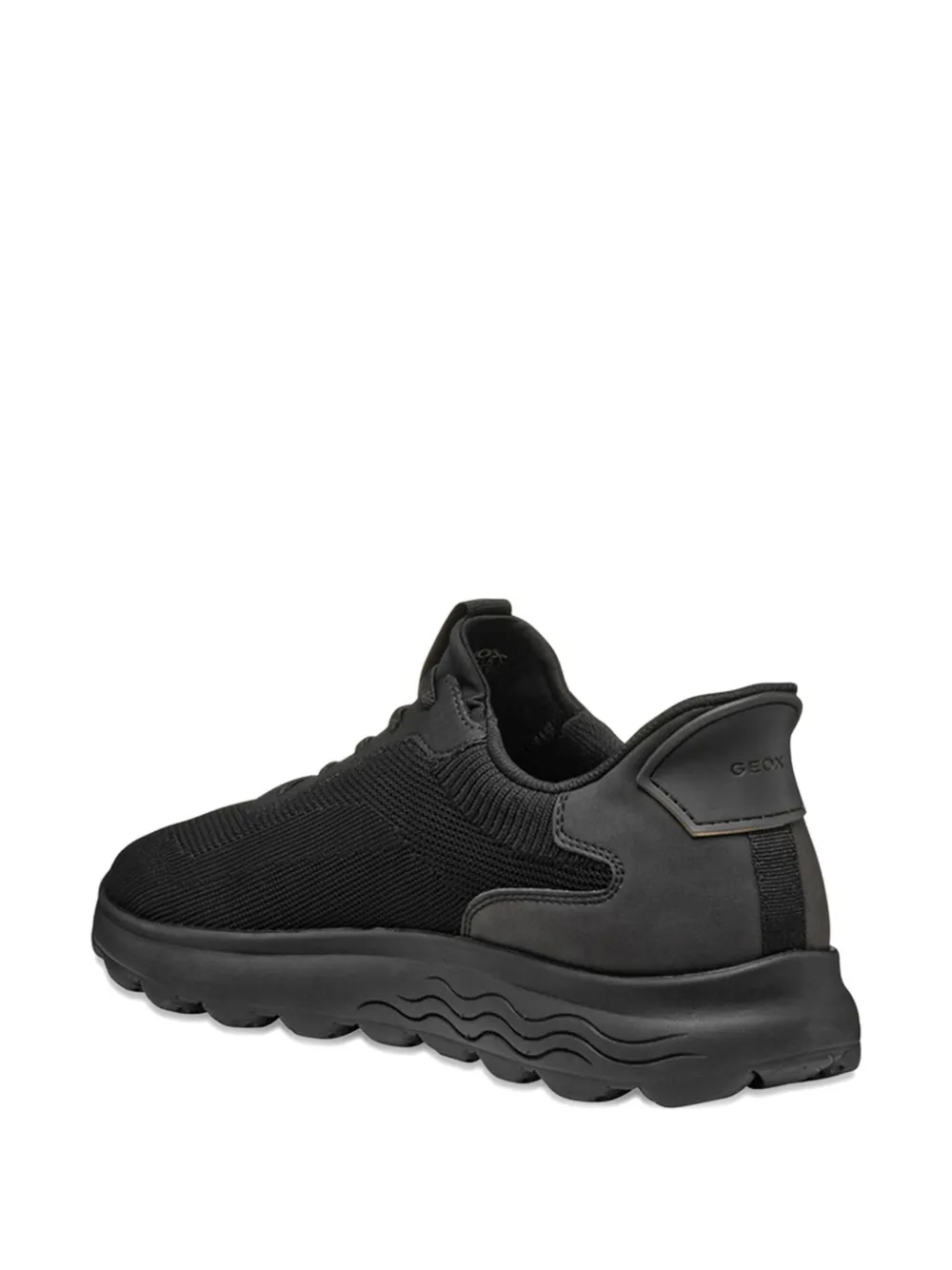 Geox Spherica Plus sneakers met textuur Zwart