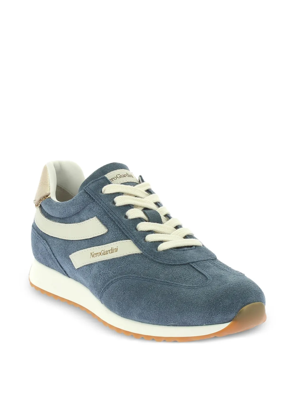 NERO GIARDINI Suède sneakers Blauw