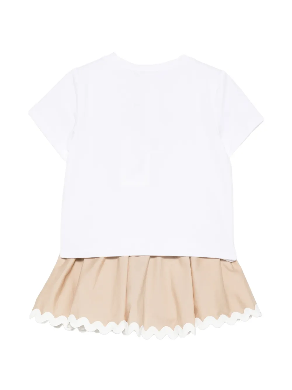 Short-Sleeve Pocket Skirt Set