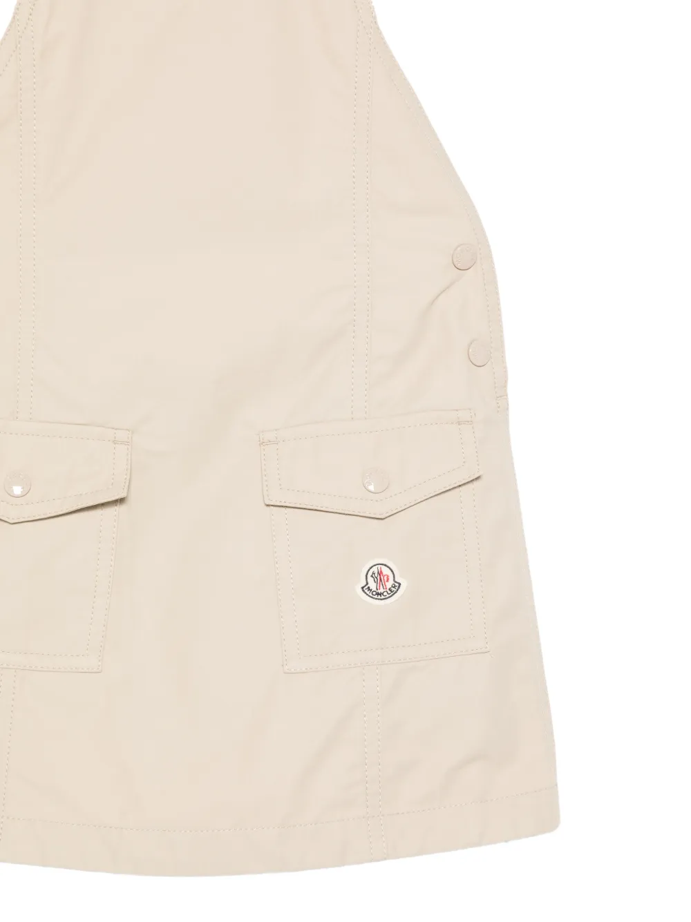  Moncler Enfant Flap-pockets Dress - Neutrals 