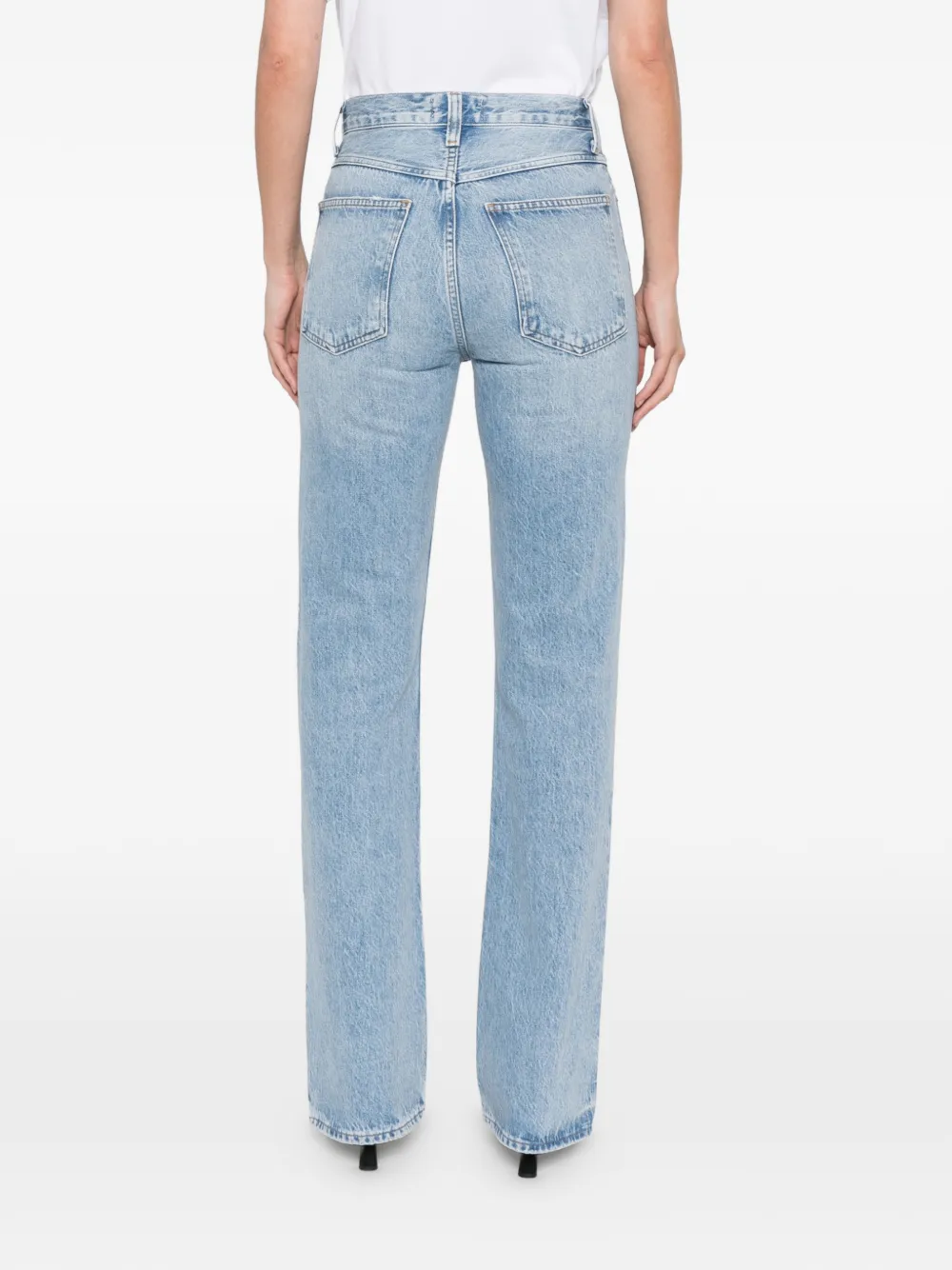 AGOLDE Leena flared jeans Blauw