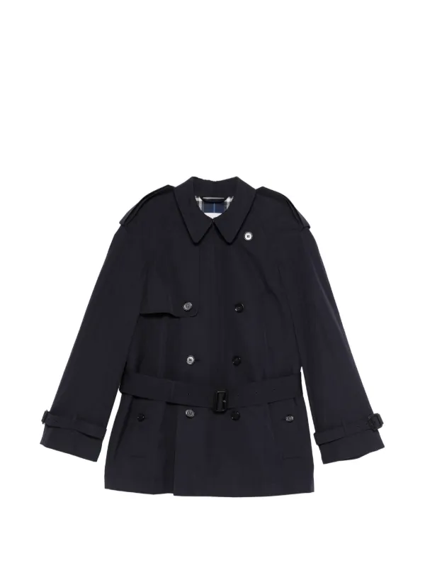 Burberry ショート トレンチコート | ブルー | FARFETCH JP