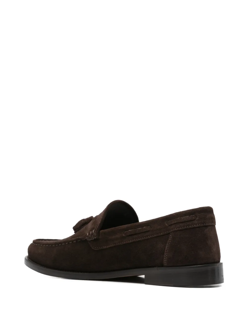 Corneliani tassel leather loafers Bruin