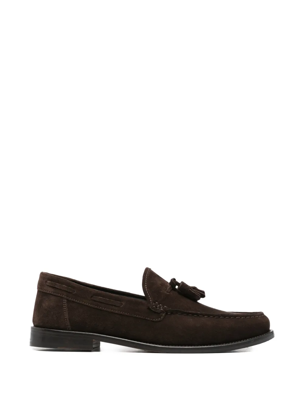 Corneliani tassel leather loafers - Marrone