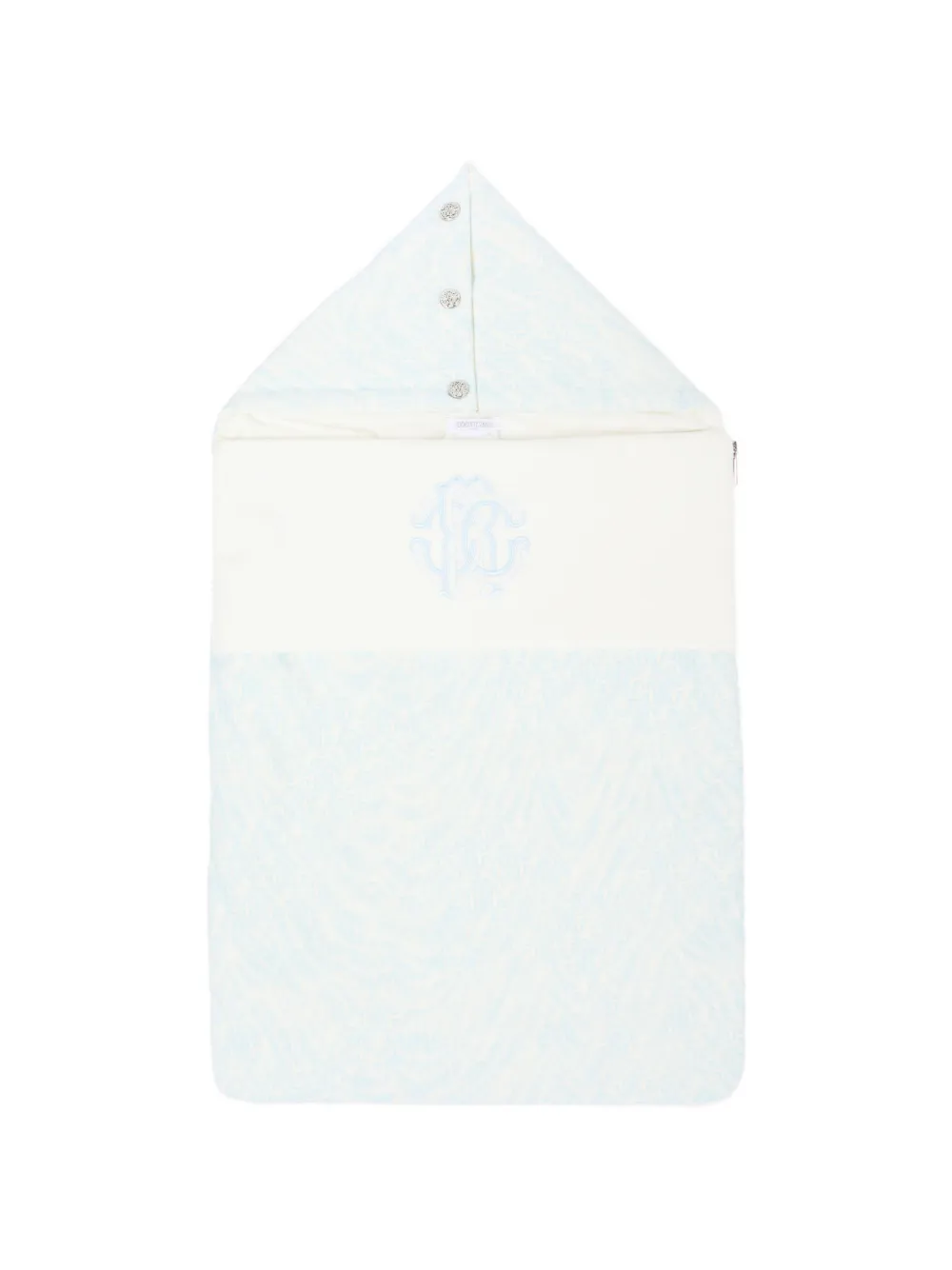 Roberto Cavalli Junior zebra-print sleep bag - Toni neutri