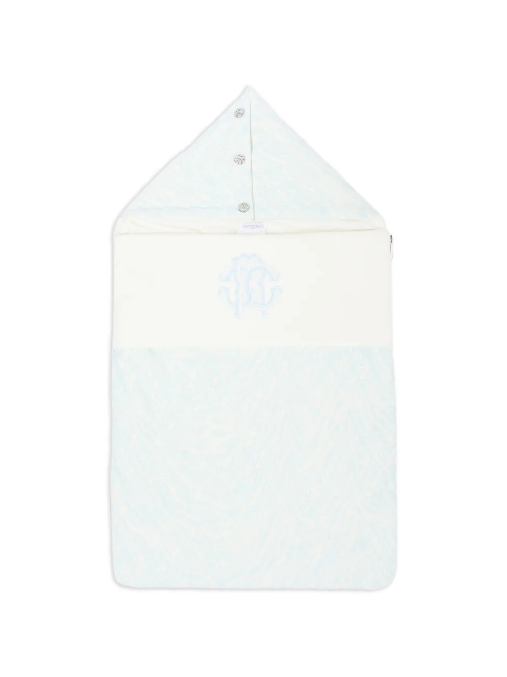 Roberto Cavalli Junior zebra-print sleep bag - Toni neutri