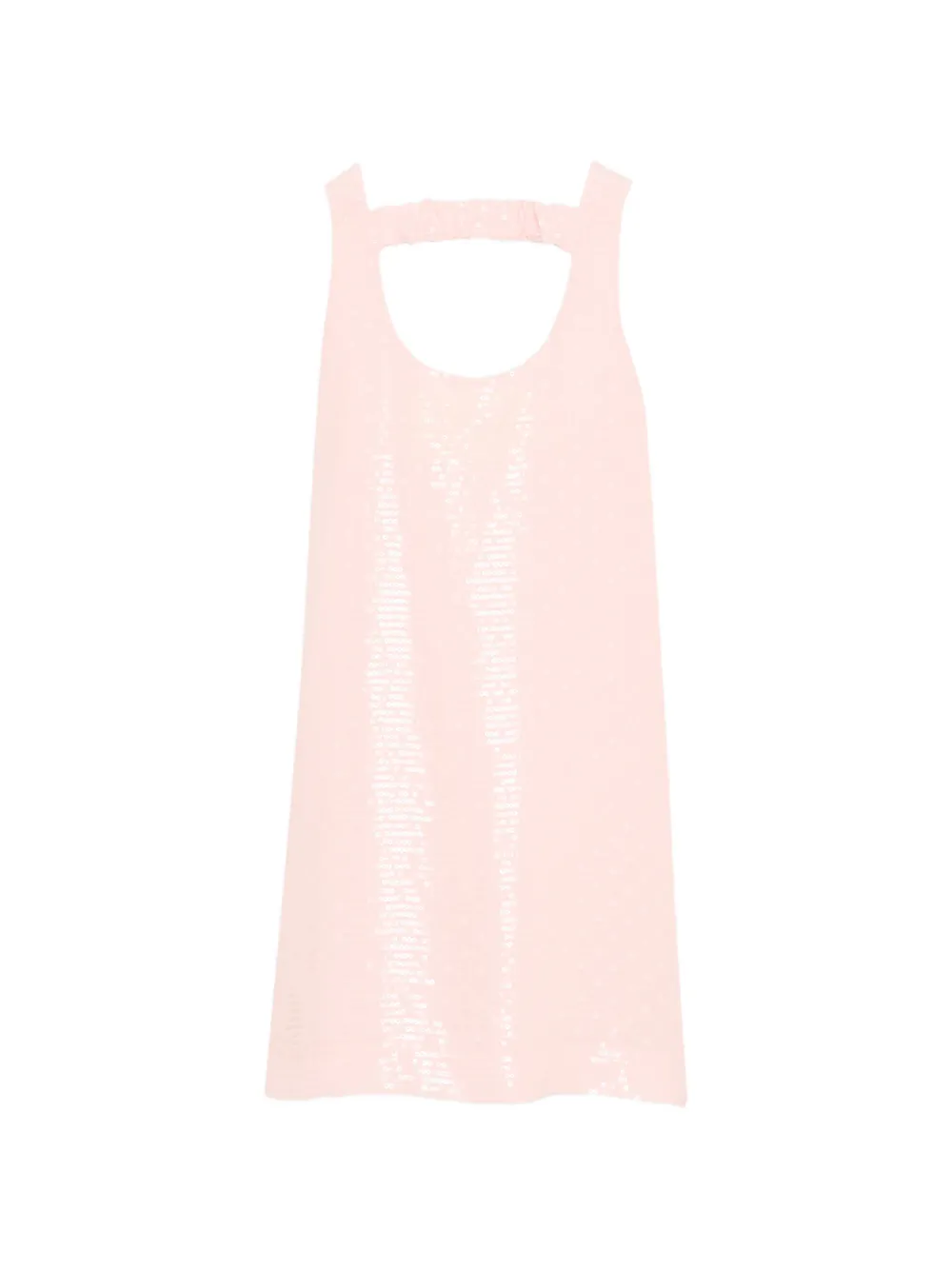  Simonetta Bows Sequin-embellished Dress - Pink 