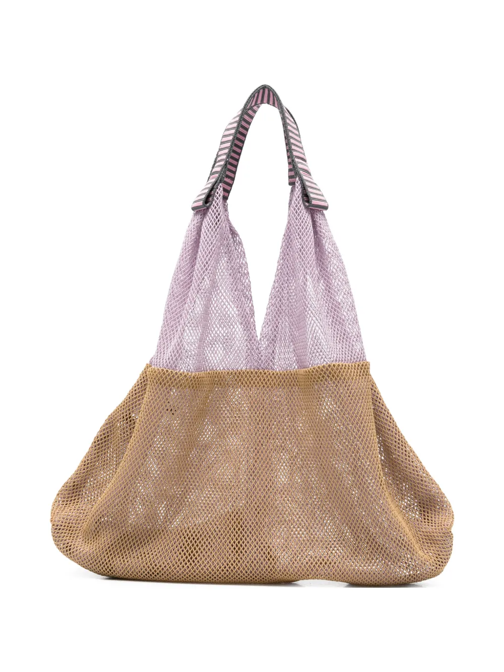 Épice Borsa tote a righe - Toni neutri