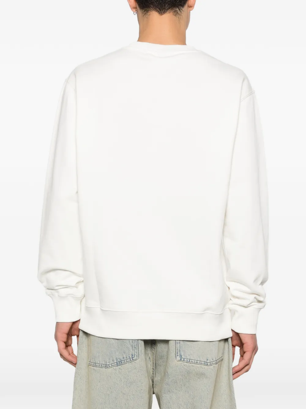 Drôle De Monsieur Slogan Palmiers sweater Wit