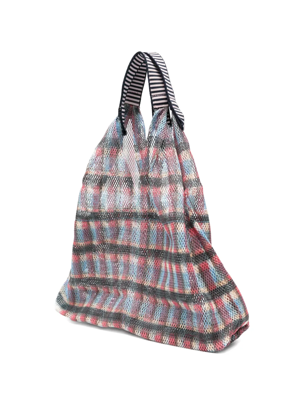 épice Udaipur S Striped-handle Check Shoulder Bag - Red 