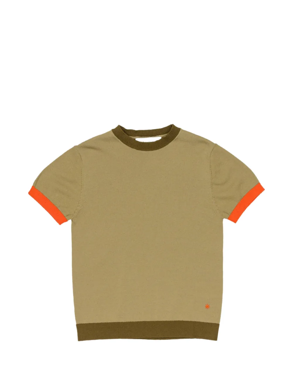 Manuel Ritz Kids fine-knit T-shirt - Verde