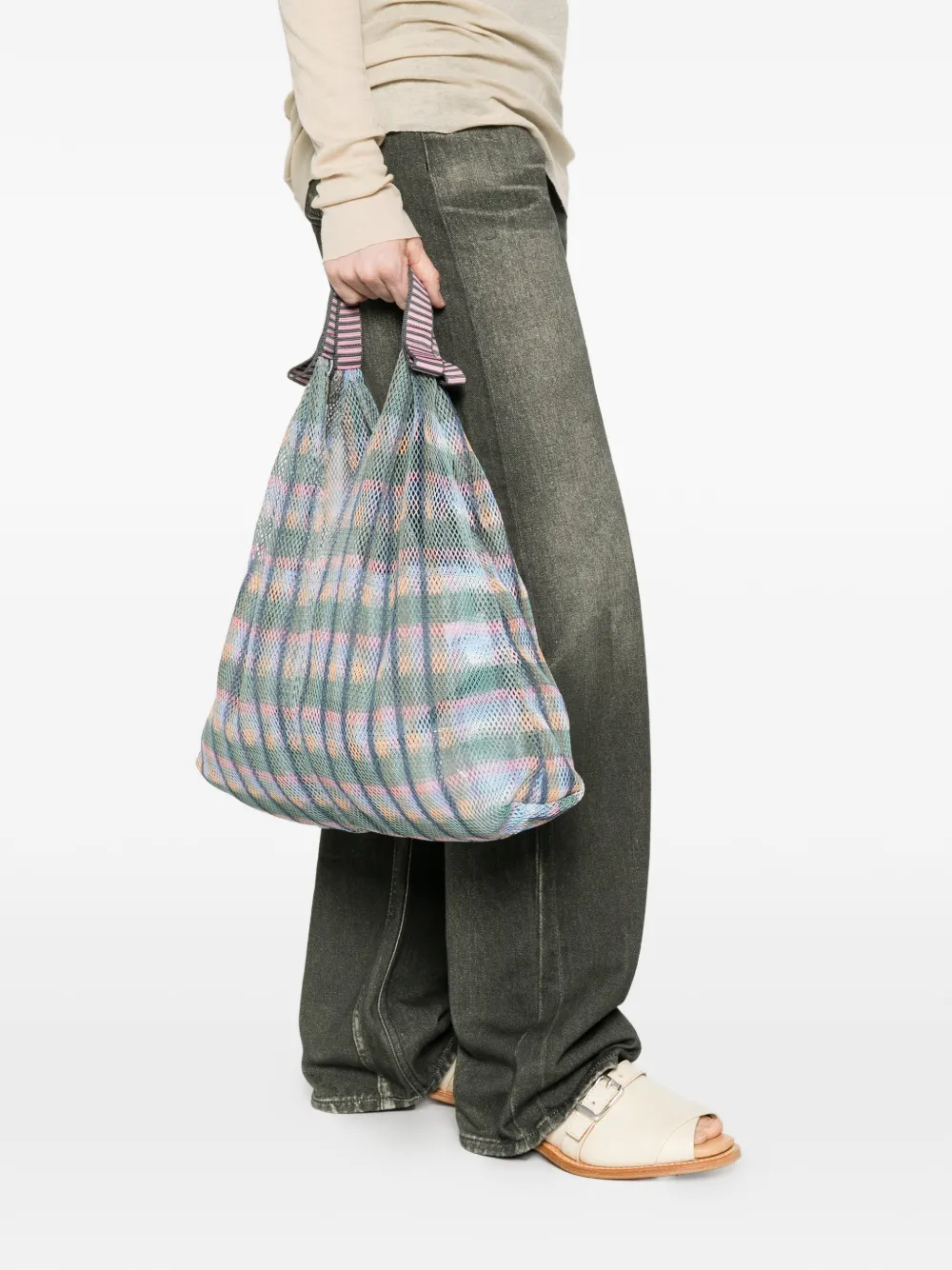  épice Plaid Shoulder Bag - Blue 