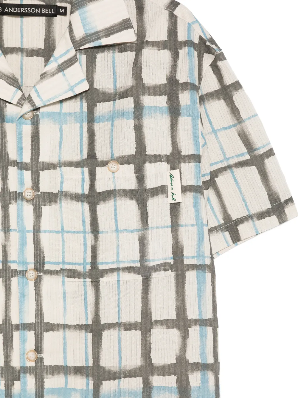  Andersson Bell Checked Shirt - Neutrals 
