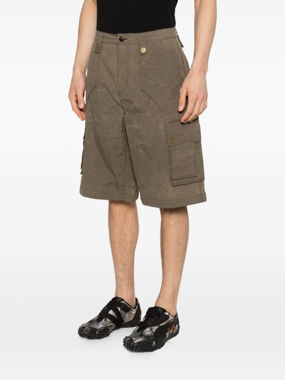  Andersson Bell Carpenter Cargo Shorts - Brown 