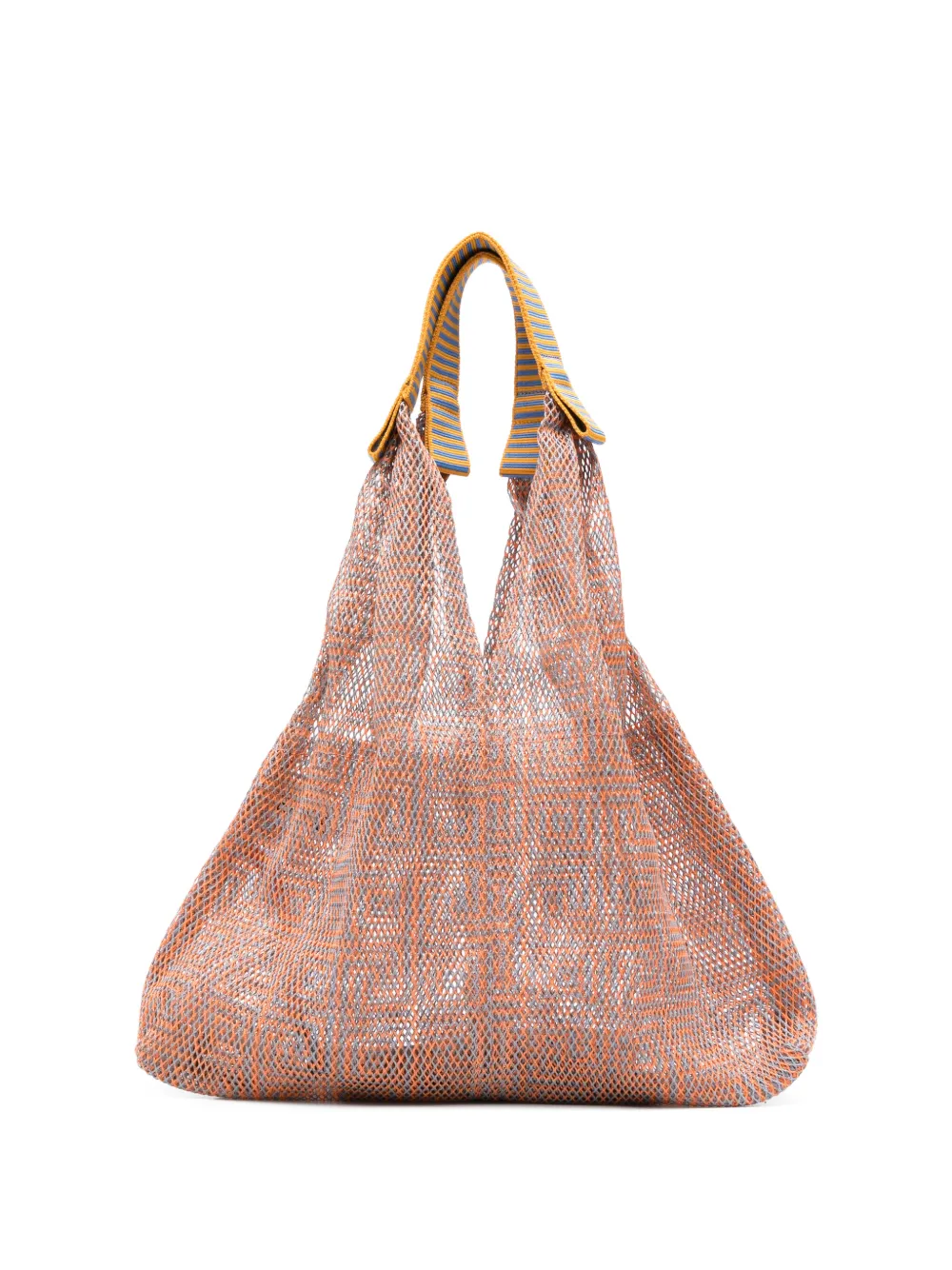Épice Borsa tote Udaipur a righe - Arancione