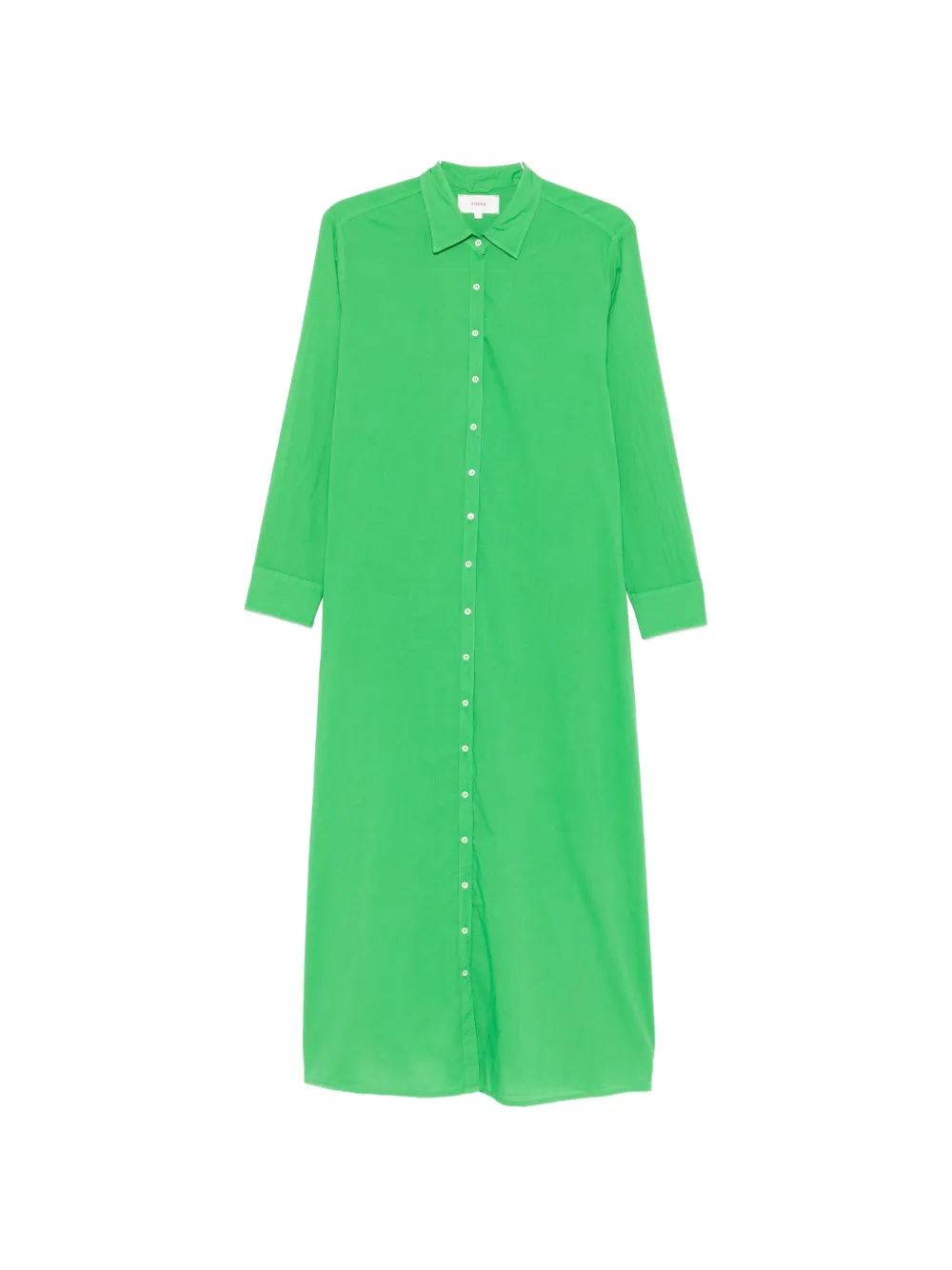 Xirena Boden buttoned shirt midi dress - Verde