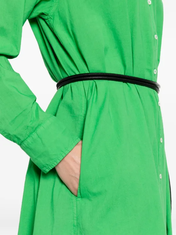 boden green shirt dress Boden Women's Ellie Cotton Maxi Shirt Dress in Natural