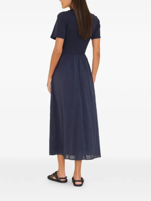 strapless open back dress Vintage Chiffon Pleated Dress - S main image 0