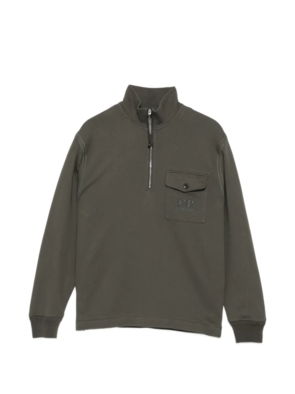 C.P. Company diagonal raised sweatshirt - Grün