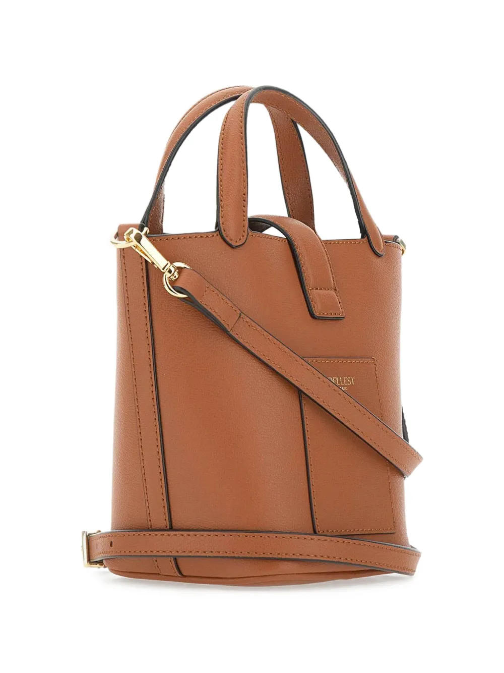  Dell'est Glinda Leather Tote Bag - Brown 