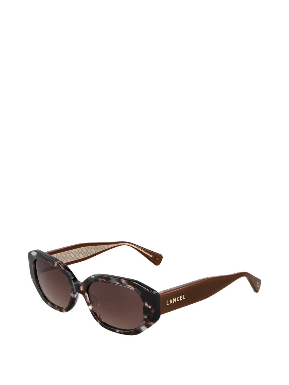 Lancel Cassie zonnebril met geometrisch montuur Grijs