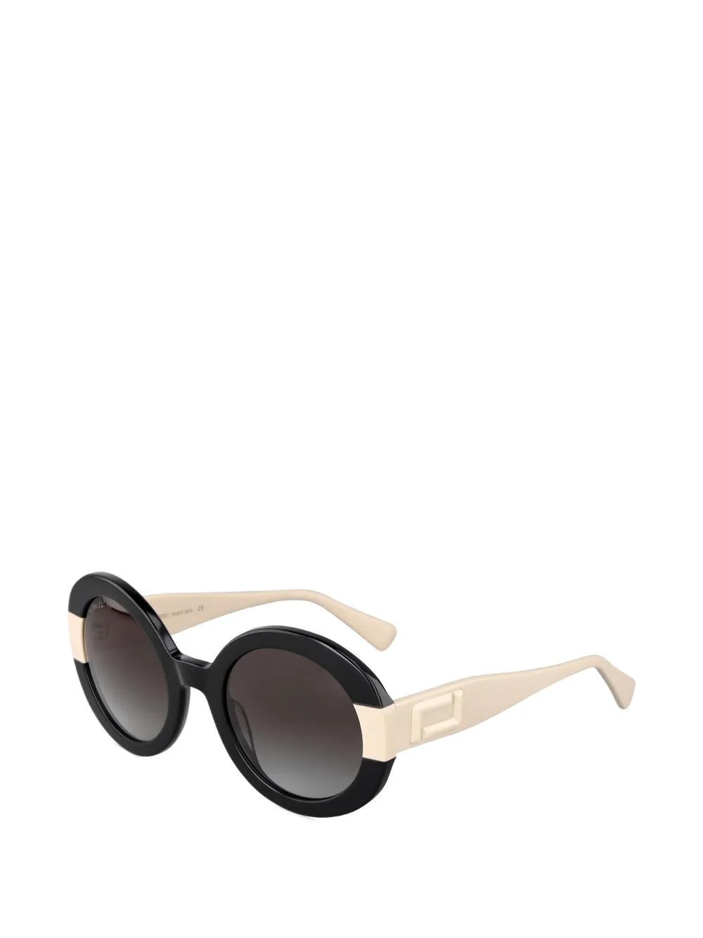 Lancel Rosie zonnebril met rond montuur Zwart