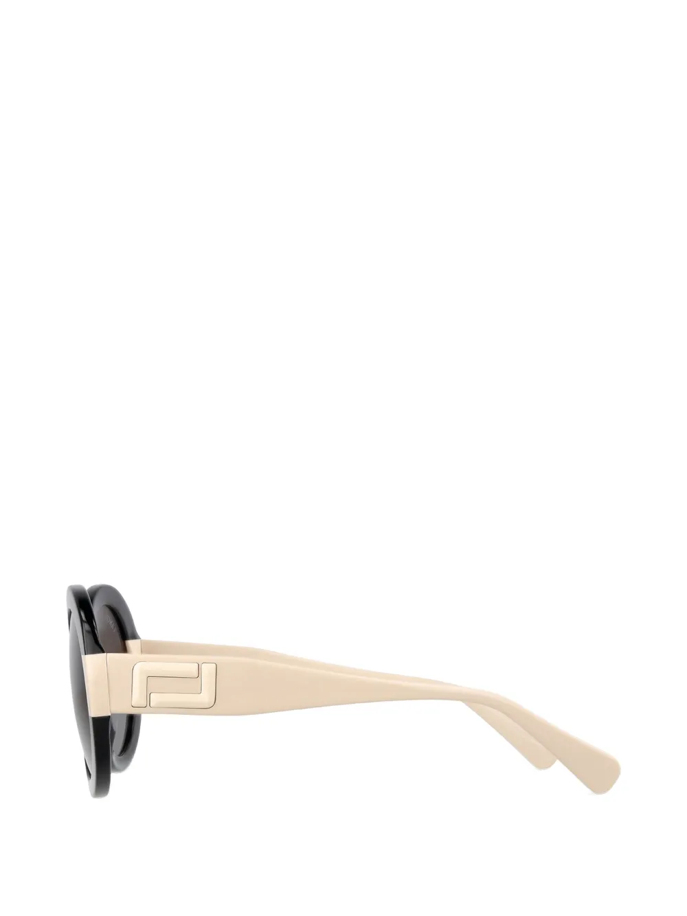 Lancel Rosie zonnebril met rond montuur Zwart