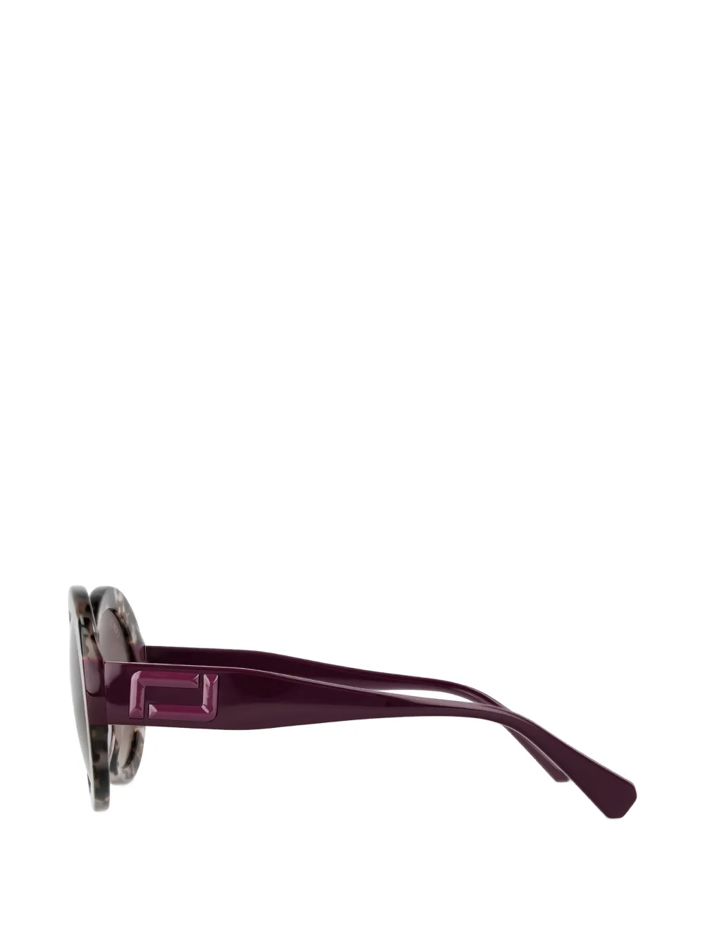 Lancel Rosie zonnebril met rond montuur Bruin